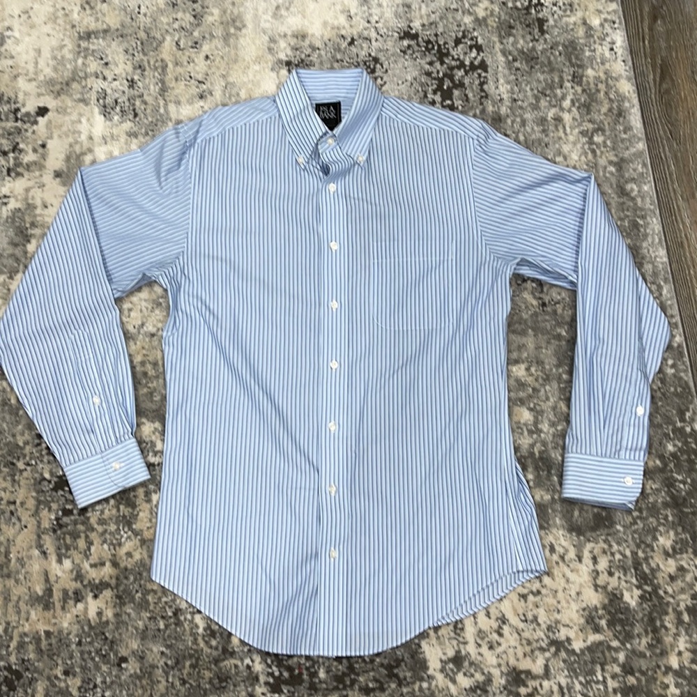 Men’s JoS. A. BANK traveler tailored fit 15/34 long sleeve new condition